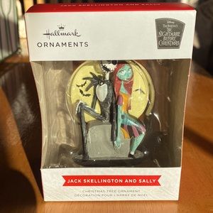 NEW Hallmark Nightmare Before Christmas Jack Skellington and Sally Ornament